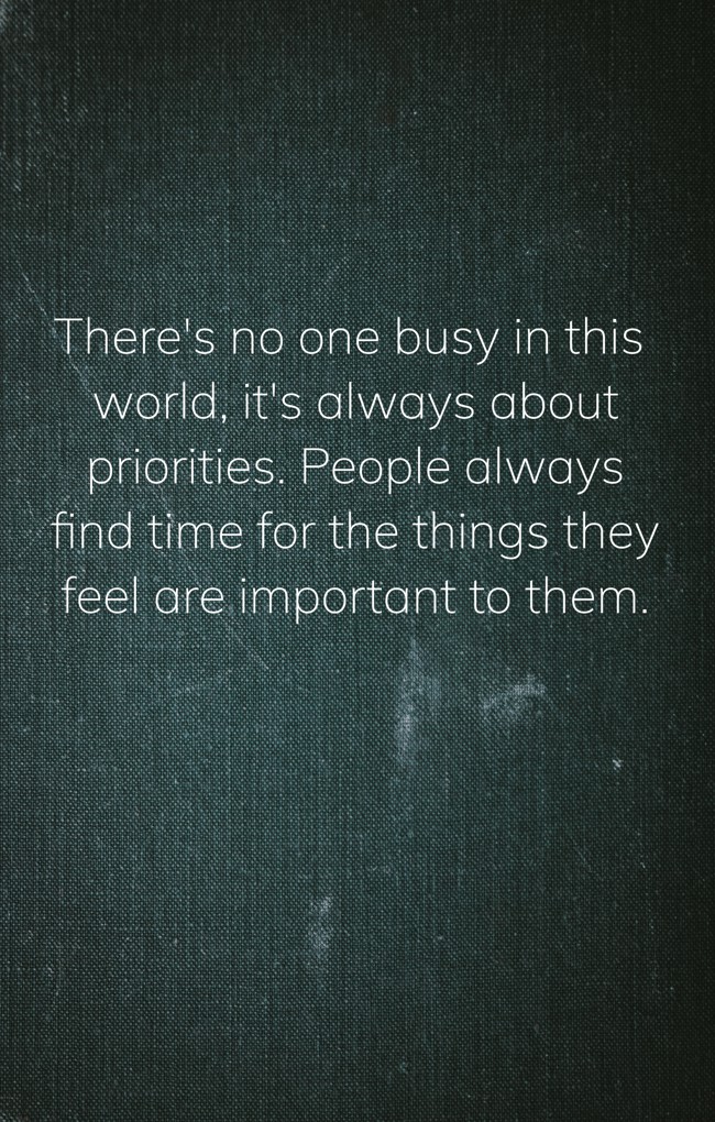 No One Busy In This World Quotes