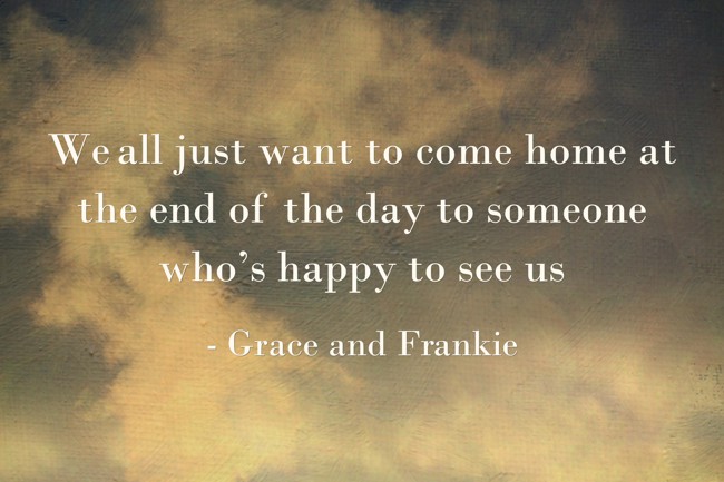 We All Just Want To Come Home At The End Of The Day To Quozio