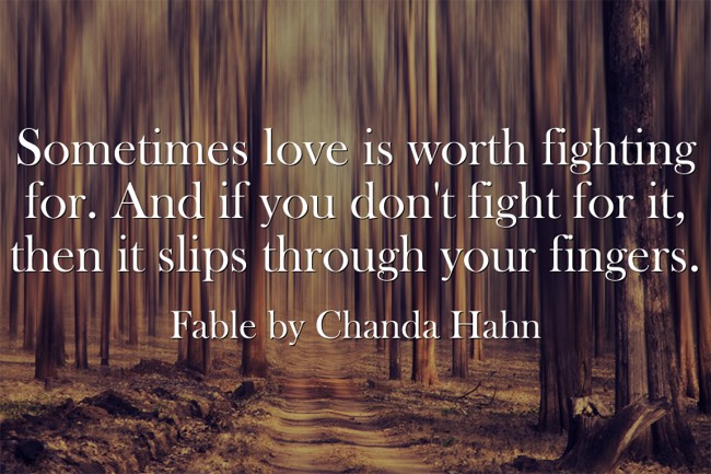 Sometimes love is worth fighting for. And if you don't - Quozio