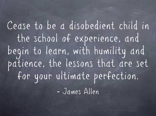 Cease to be a disobedient child in the school of - Quozio