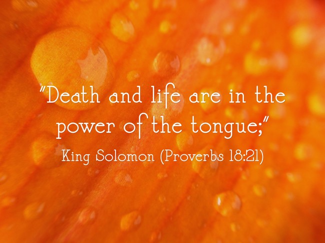 Death And Life Are In The Power Of The Tongue Quozio   Death And Life Are In The Power Of The Tongue 