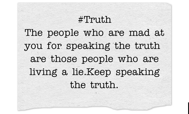 When Someone Gets Mad At You For Telling The Truth