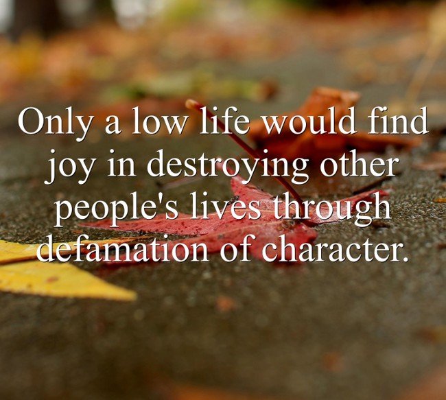 Only A Low Life Would Find Joy In Destroying Other People S Quozio