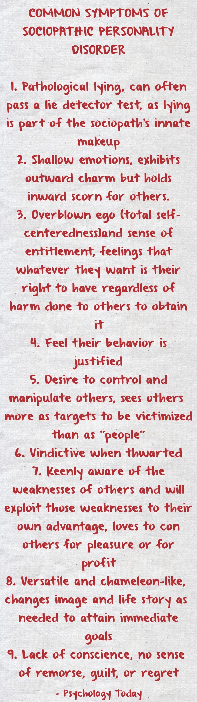 Common Symptoms Of Sociopathic Personality Disorder 1 Quozio