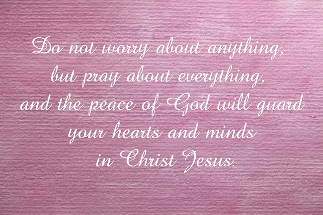 Do not worry about anything, but pray about everything, and - Quozio