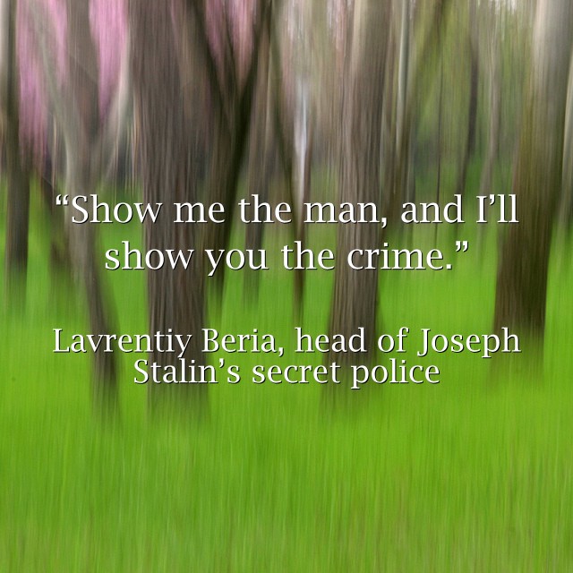  show me the man and i ll show you the crime quozio