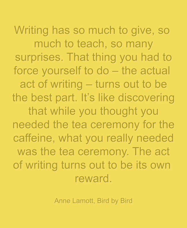 Writing has so much to give, so much to teach, so many Quozio