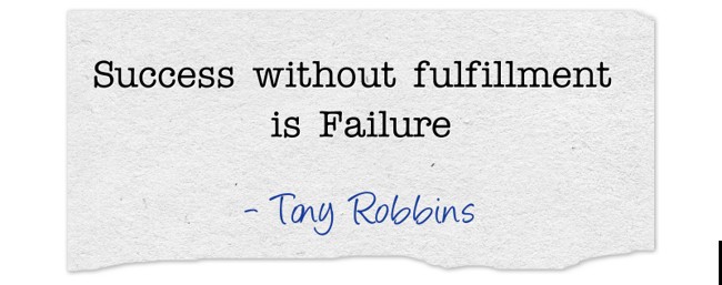 Success Without Fulfillment Is Failure - Quozio