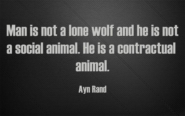Man is not a lone wolf and he is not a social animal. He is - Quozio