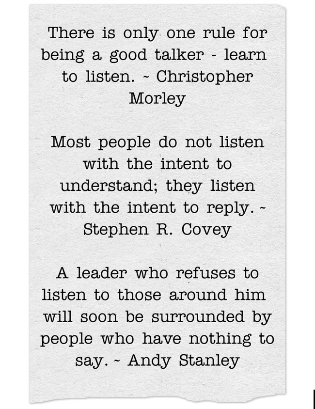 There is only one rule for being a good talker learn to Quozio