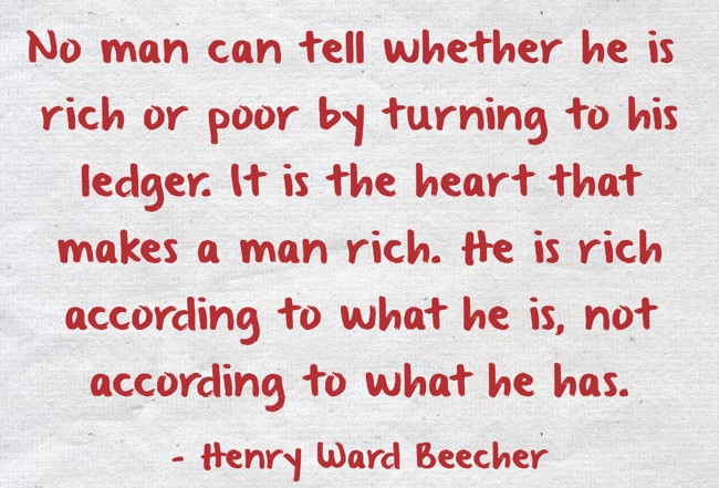 No man can tell whether he is rich or poor by turning to - Quozio