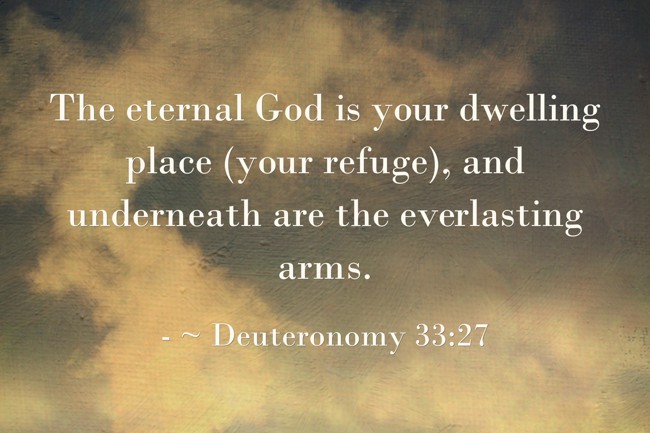 The eternal God is your dwelling place (your refuge), and - Quozio