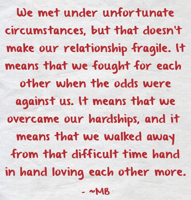 We Met Under Unfortunate Circumstances But That Doesn T Quozio
