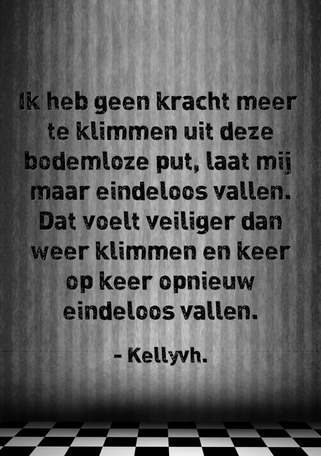 Ik heb geen kracht meer te