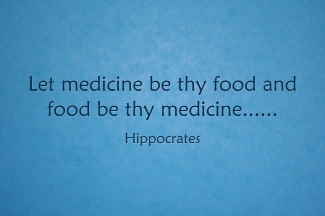 Let medicine be thy food and food be thy medicine...... - Quozio