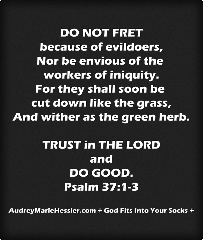 DO NOT FRET Because Of Evildoers Nor Be Envious Of The Quozio do-not-fret-because-of-evildoers-nor-be-envious-of-the-quozio