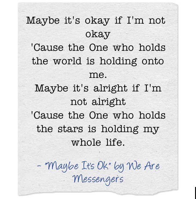 we are okay we are okay