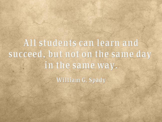 All students can learn and succeed, but not on the same day - Quozio