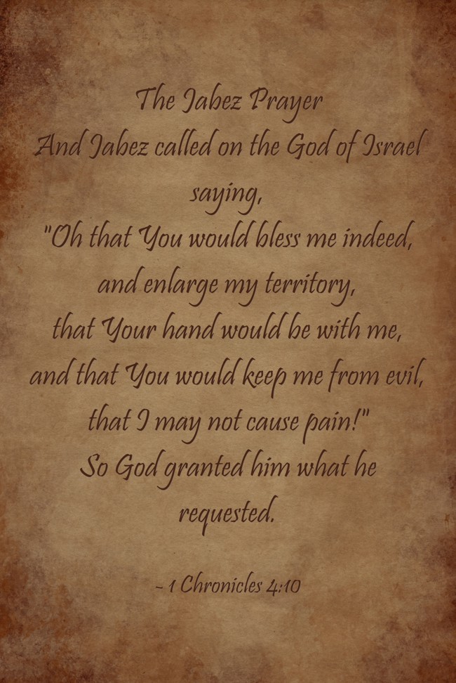 The Jabez Prayer And Jabez called on the God of Israel - Quozio