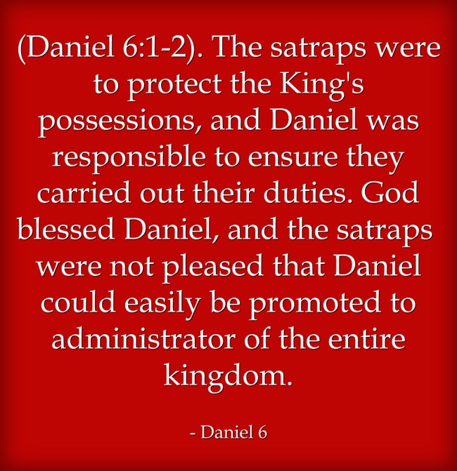 Daniel 61 2 The Satraps Were To Protect The Kings Quozio 2245