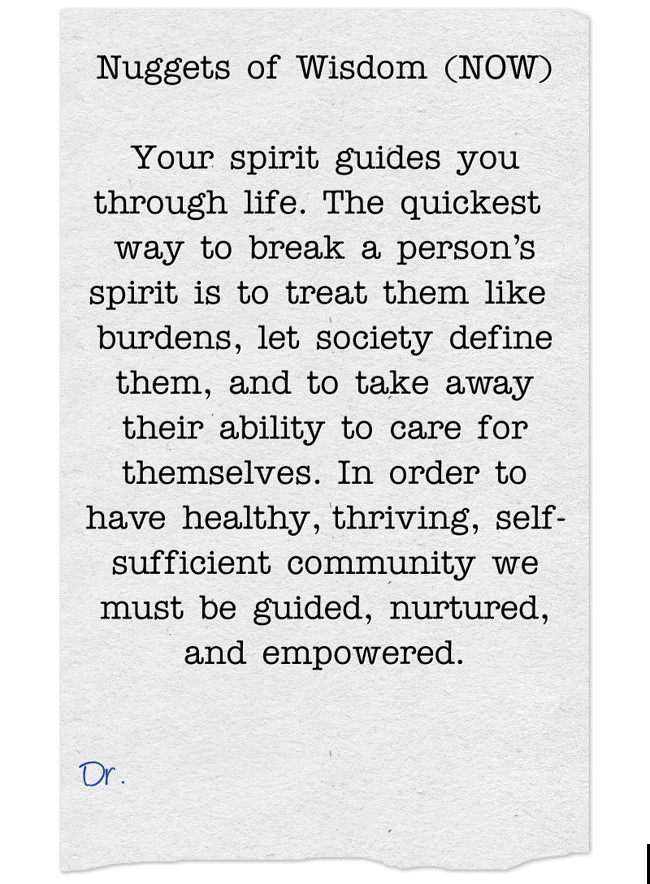 Nuggets of Wisdom (NOW) Your spirit guides you through - Quozio