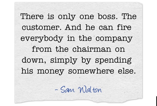 There is only boss. The customer. And he can fire - Quozio