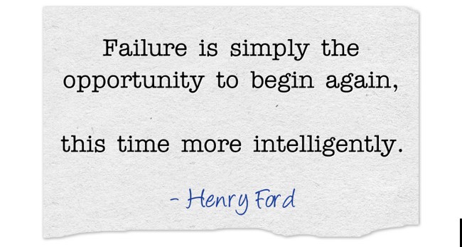 Failure is simply the opportunity to begin again, this time - Quozio