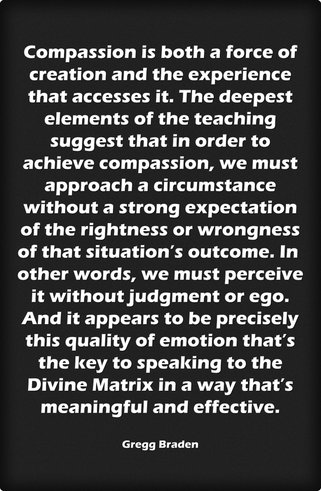 Compassion is both a force of creation and the experience - Quozio