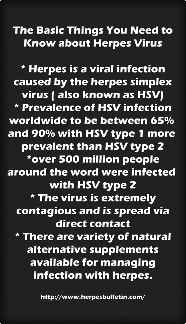 The Basic Things You Need to Know about Herpes Virus * - Quozio