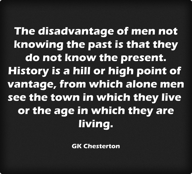 Man Not Knowing The disadvantage of men not knowing the past is that they - Quozio