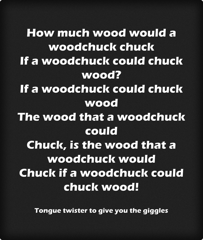 How much wood would a woodchuck chuck If a woodchuck could Quozio