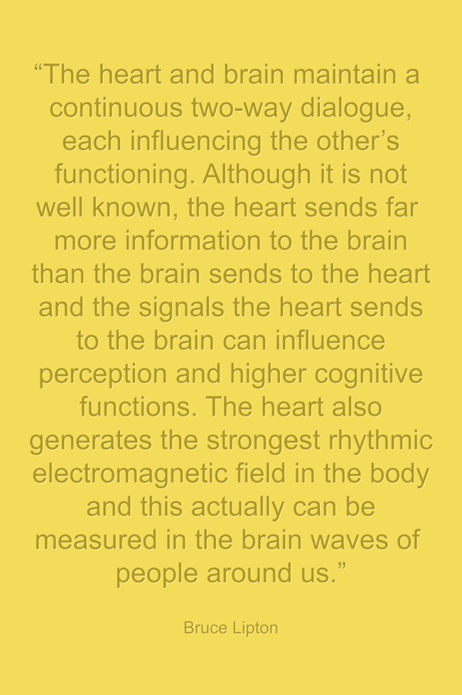 “The heart and brain maintain a continuous two-way - Quozio