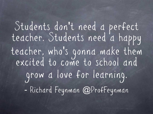 Students don't need a perfect teacher. Students need a - Quozio