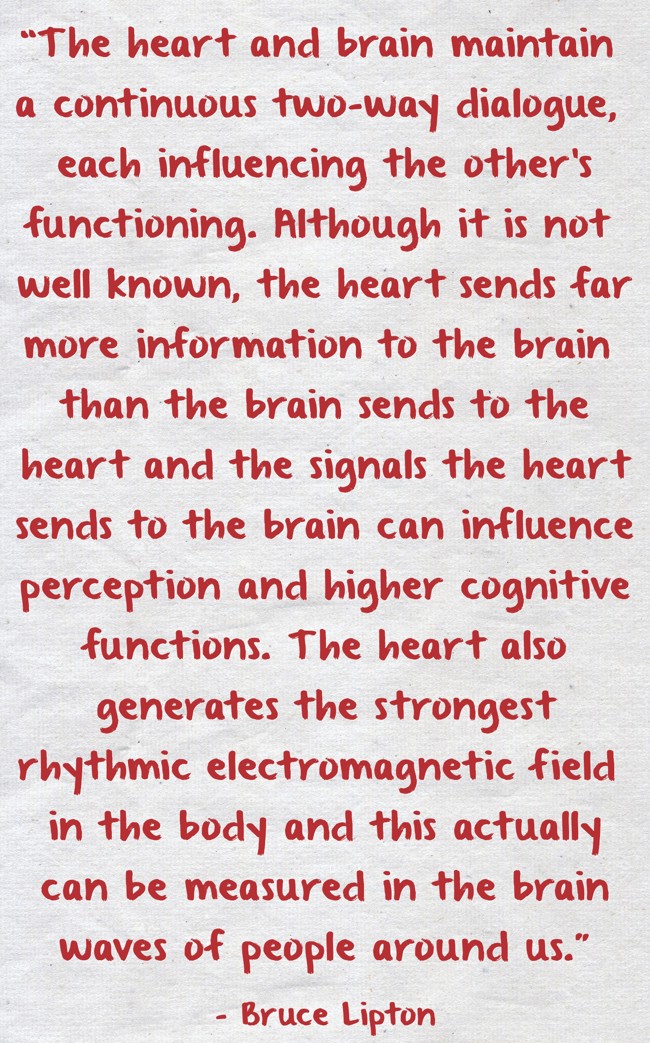 “The heart and brain maintain a continuous two-way - Quozio