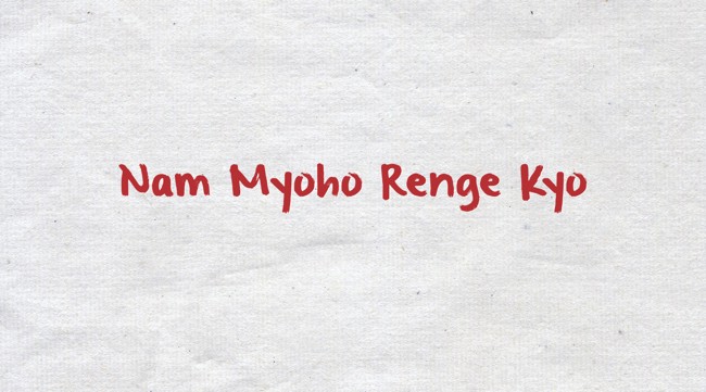 Nam Myoho Renge Kyo - Quozio