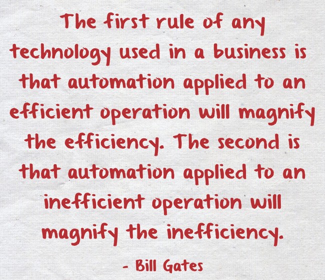 Efficiency Technology Quotes Automation: A 