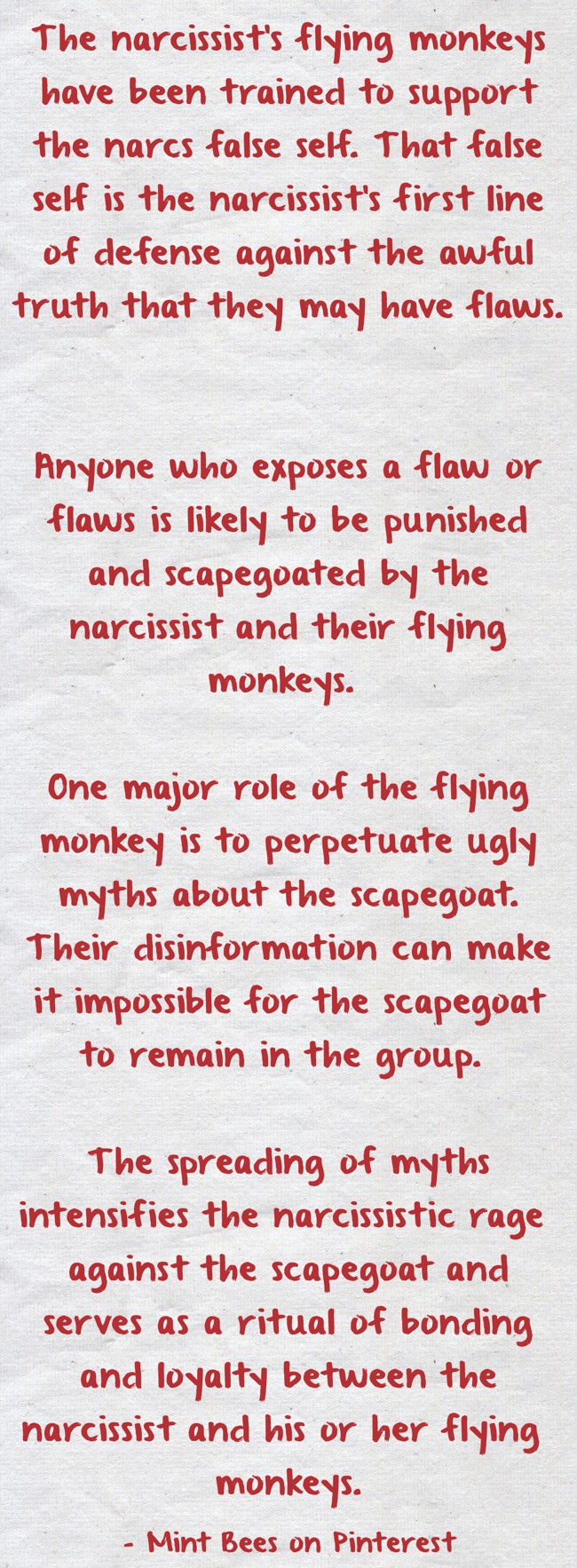 Narcissists and Flying Monkeys: Why People Submit to Narcissists