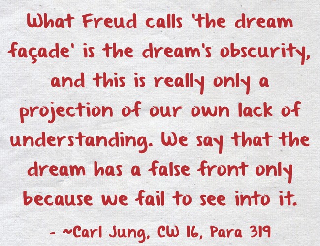 What Freud calls 'the dream façade' is the dream's - Quozio
