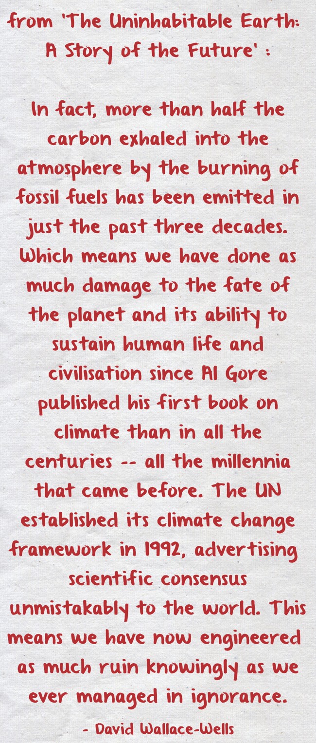 from 'The Uninhabitable Earth: A Story of the Future' : In - Quozio