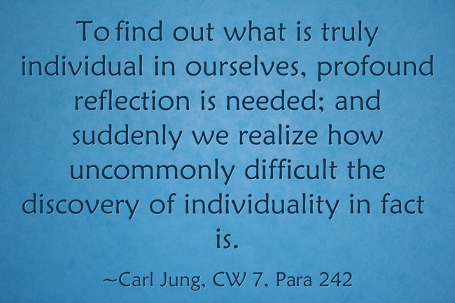 To find out what is truly individual in ourselves, profound - Quozio