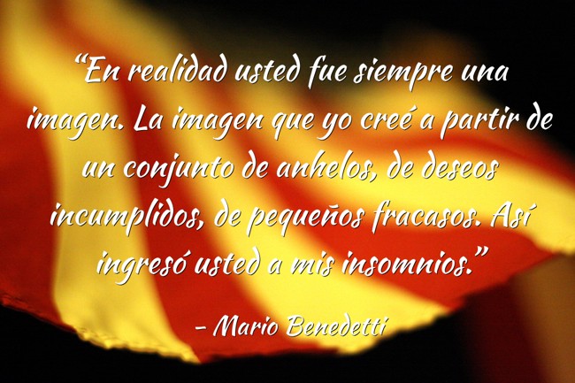 “En realidad usted fue siempre una imagen. La imagen que yo - Quozio
