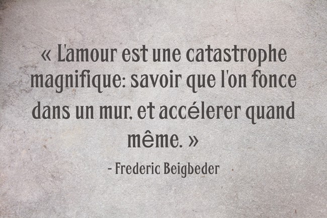 « L'amour est une catastrophe magnifique: savoir que l'on - Quozio