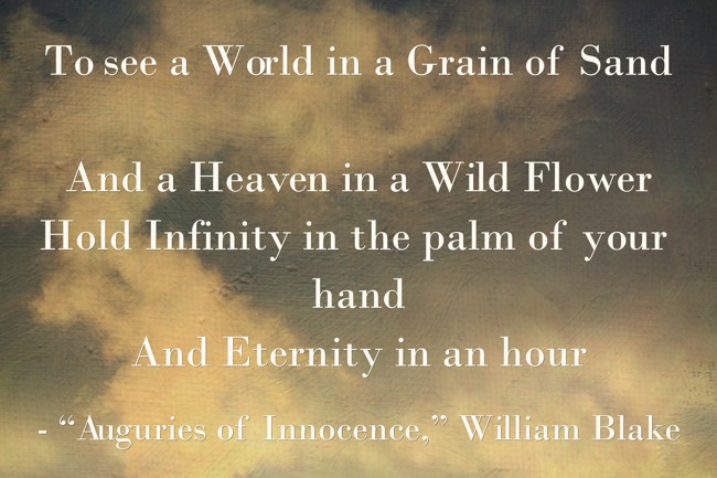 To See A World In A Grain Of Sand And A Heaven In A Wild - Quozio