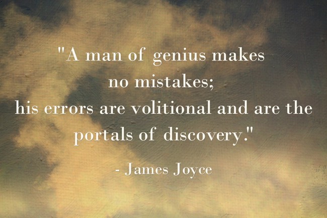 "A man of genius makes no mistakes; his errors are - Quozio