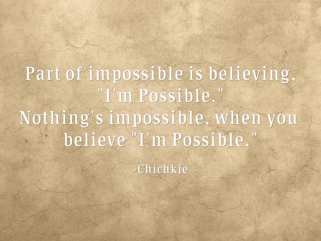 Believing the impossible