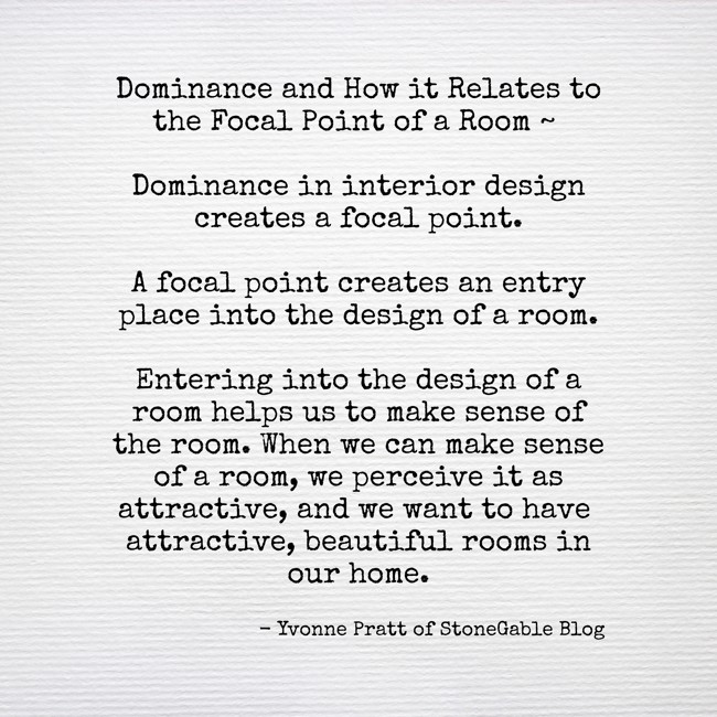 Dominance and How it Relates to the Focal Point of a Room ~ - Quozio