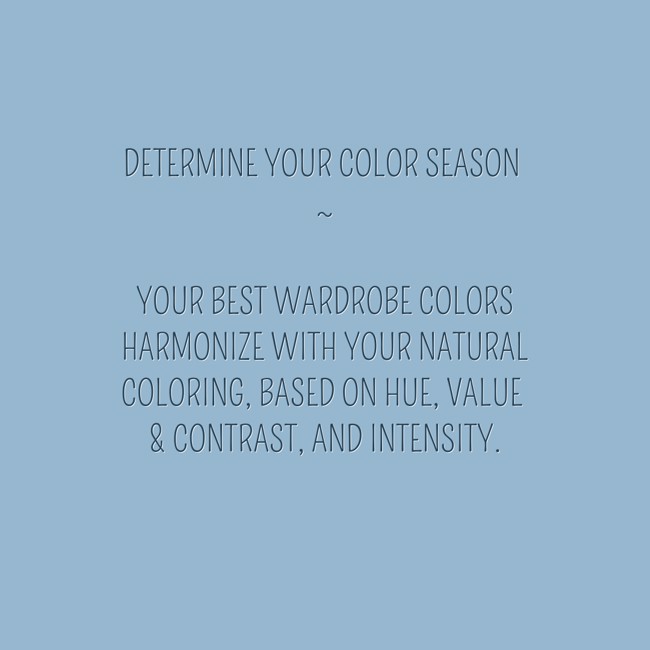 Determine Your Color Season ~ Your Best Wardrobe Colors - Quozio